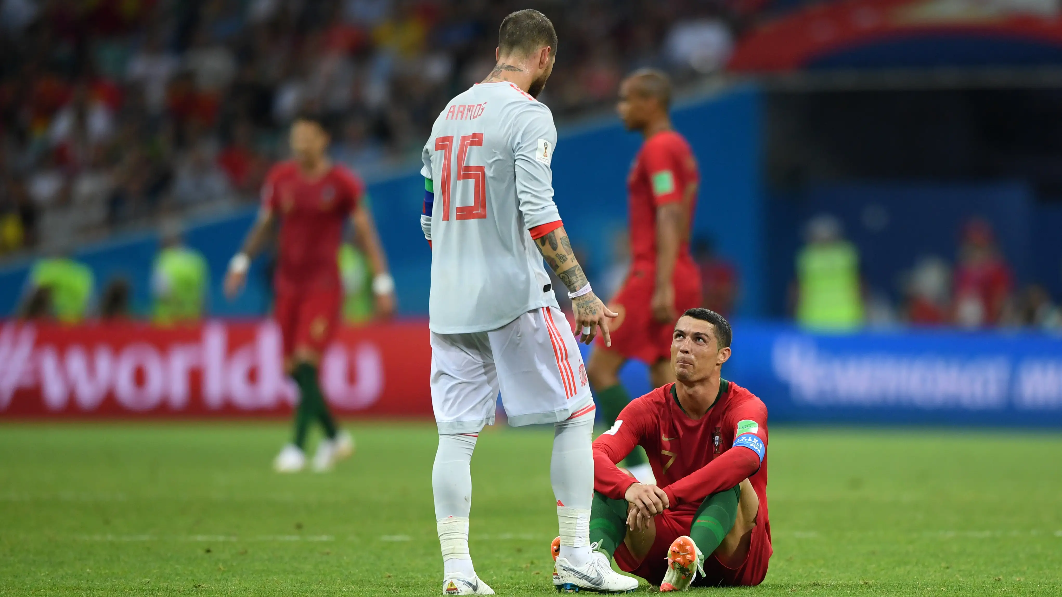 Cristiano Ronaldo, a Ramos: "Te falta un cero para para pillarme" Cristiano Ronaldo, a Ramos: "Te falta un cero para para pillarme"