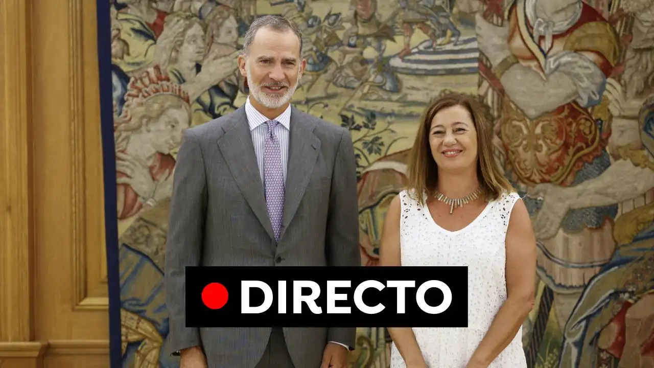 Francina Armengol y el rey Felipe VI Francina Armengol y el rey Felipe VI