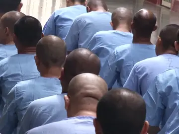 Interior de una cárcel tailandesa Interior de una cárcel tailandesa