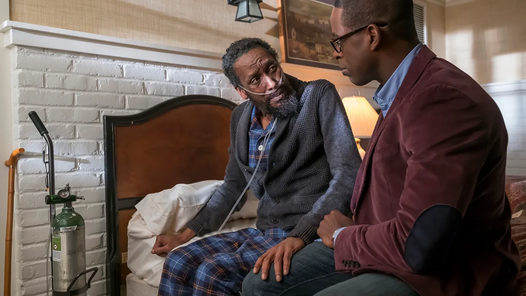 Ron Cephas Jones y Sterling K. Brown en 'This is us' Ron Cephas Jones y Sterling K. Brown en 'This is us'