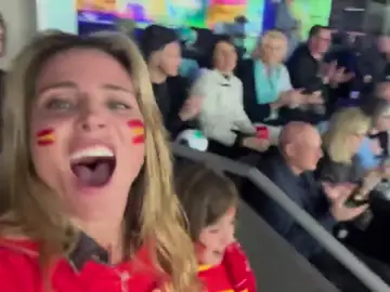 Elsa Pataky en la final del Mundial femenino de Fútbol Elsa Pataky en la final del Mundial femenino de Fútbol