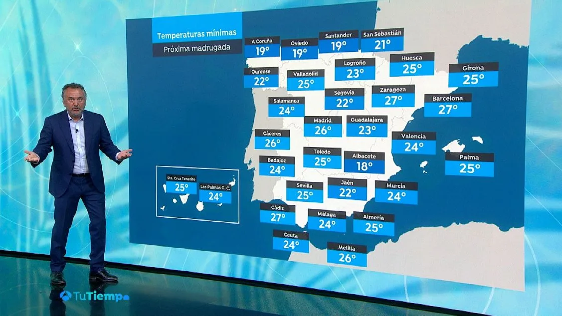 La previsión del tiempo de Roberto Brasero La previsión del tiempo de Roberto Brasero