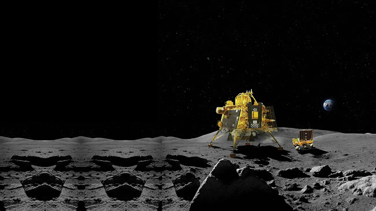 La misi&oacute;n india Chandrayaan-3 tratar&aacute; de operar un m&oacute;dulo de aterrizaje y un peque&ntilde;o rover explorador en el polo sur de la Luna