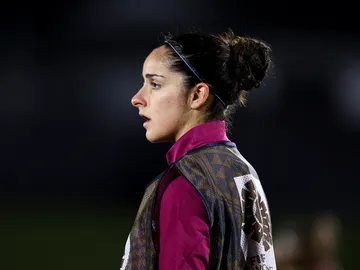 Ohiane Hernández durante un partido con la selección Ohiane Hernández durante un partido con la selección