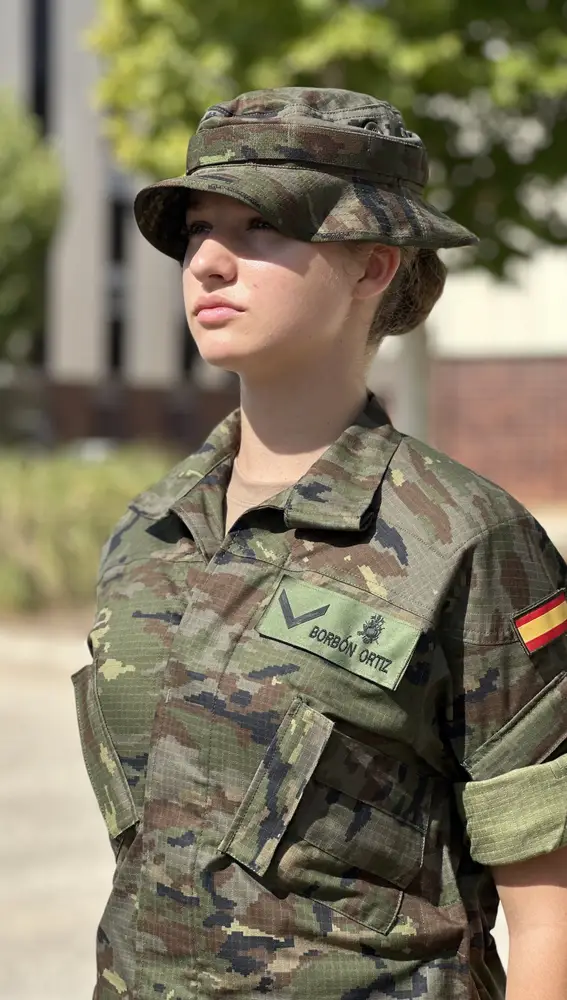 La princesa Leonor, en la Academia Militar