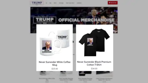 Tazas y camisetas de Donald Trump Tazas y camisetas de Donald Trump