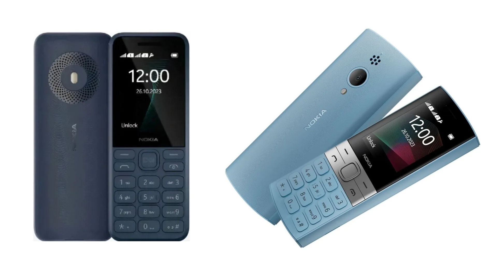 Nokia relanza sus icónicos modelos: el Nokia 150 y el 130. Un mes de batería y sin conexión a internet.