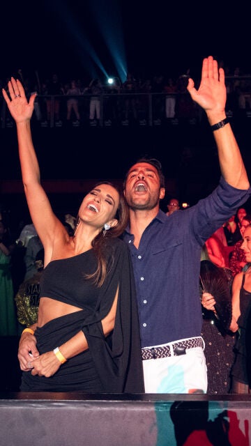 Paula Echevarría y Miguel Torres, en el Starlite