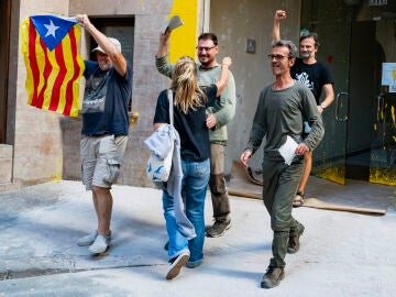 Libertad provisional para los cuatro detenidos por intentar boicotear La Vuelta Ciclista en Cataluña