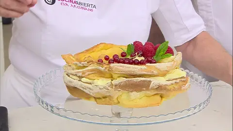 Tarta Karpatka, un postre “muy elegante” de Eva Arguiñano Tarta Karpatka, un postre “muy elegante” de Eva Arguiñano