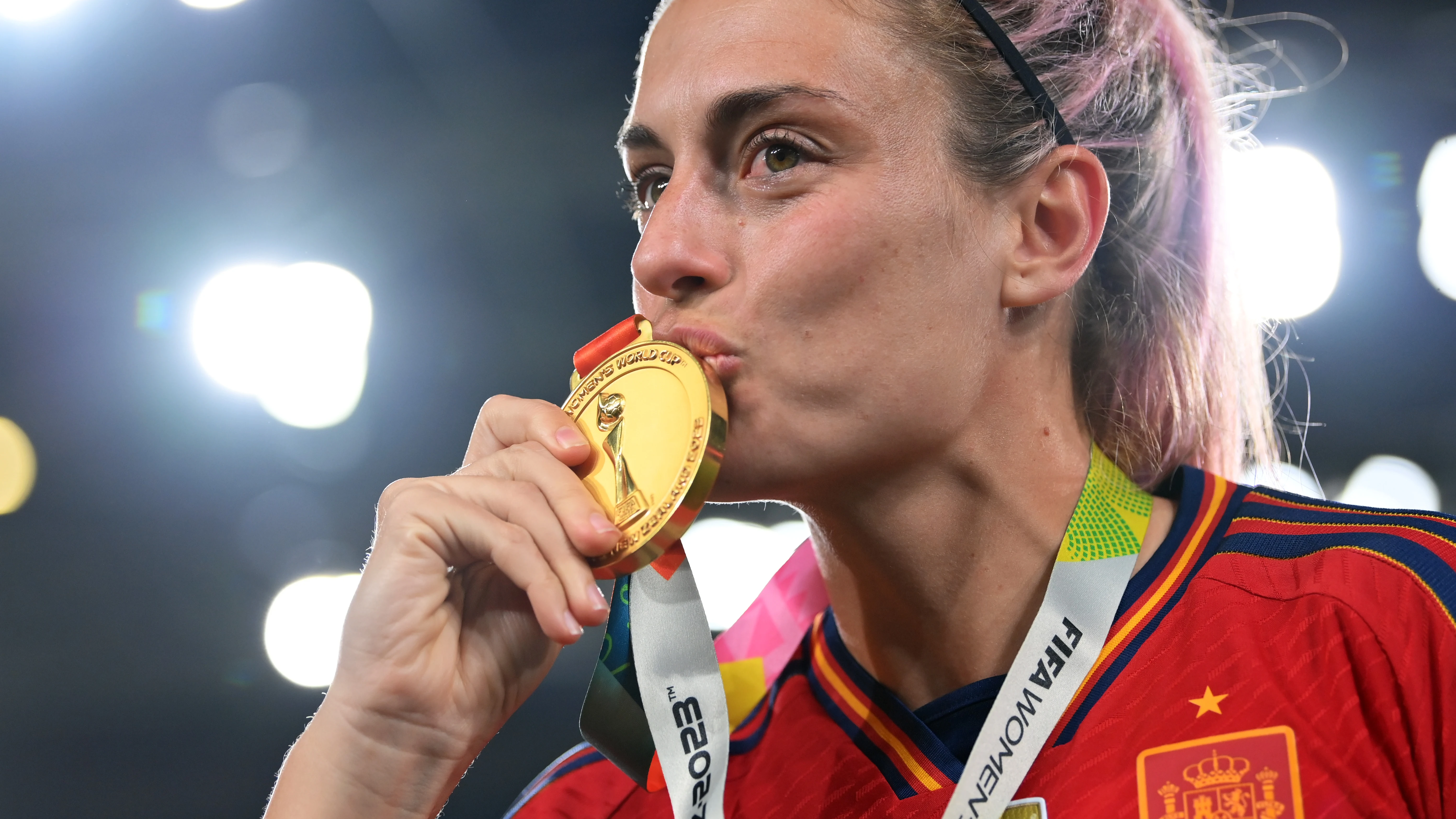 Alexia Putellas, tras ganar el Mundial con España Alexia Putellas, tras ganar el Mundial con España