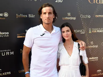 Feliciano López y Sandra Gago Feliciano López y Sandra Gago