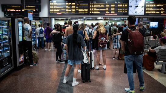 Imagen del interior de la estaci&oacute;n de Chamart&iacute;n