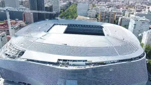 Imagen aérea del nuevo estadio Santiago Bernabéu Imagen aérea del nuevo estadio Santiago Bernabéu