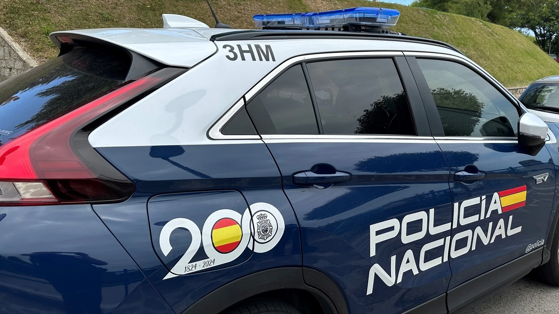 Imagen de archivo de un coche de la Policía Nacional Imagen de archivo de un coche de la Policía Nacional