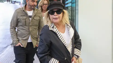 Terelu Campos visitando a su madre en el hospital Terelu Campos visitando a su madre en el hospital