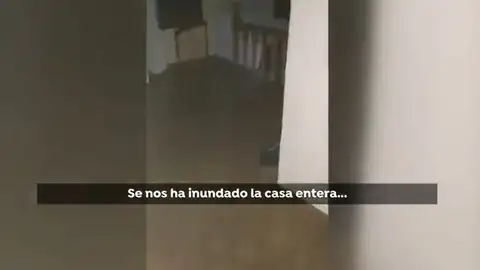 Casa inundada El Álamo