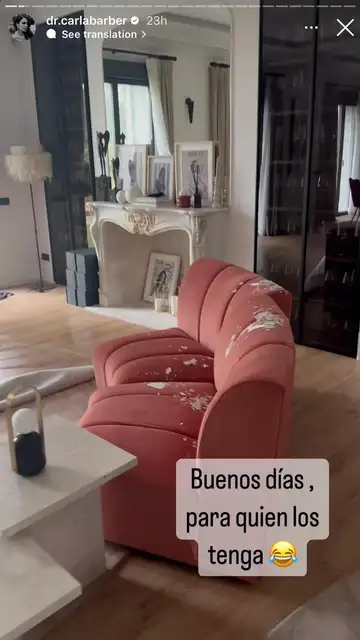 Carla Barber muestra los desperfectos de su casa Carla Barber muestra los desperfectos de su casa
