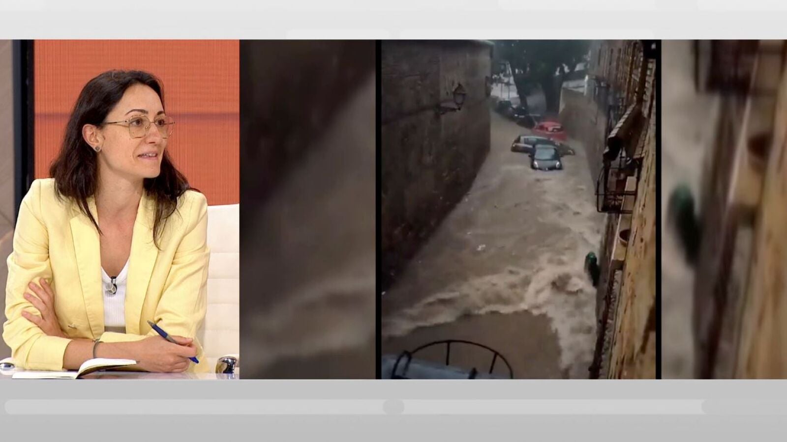 Una colaboradora de Espejo Público, afectada por la DANA en Madrid: 