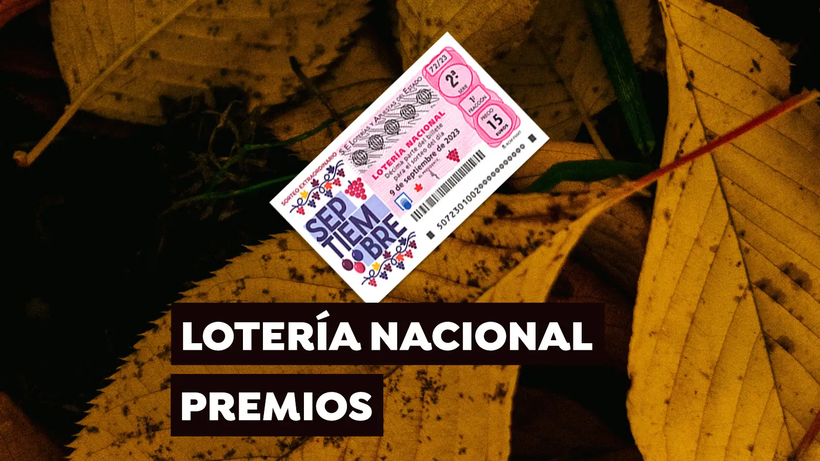 Premios del Sorteo Extraordinario de Septiembre Premios del Sorteo Extraordinario de Septiembre