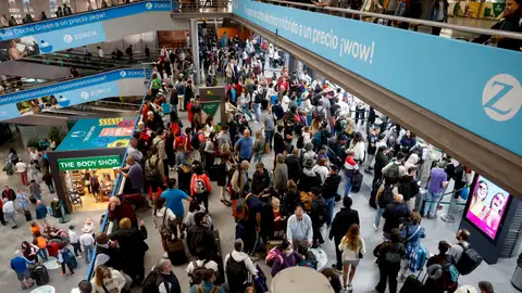 Aglomeraciones en la estación de Atocha