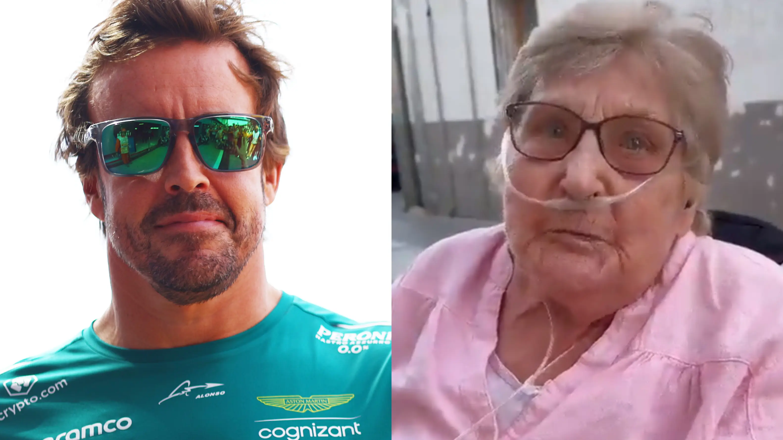 Fernando Alonso y Paqui