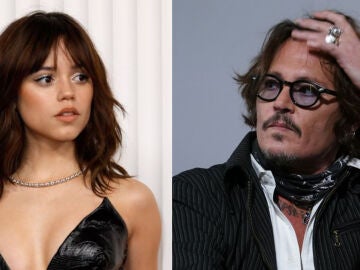 Jenna Ortega y Johnny Depp