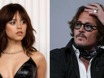 Jenna Ortega y Johnny Depp Jenna Ortega y Johnny Depp