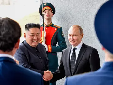Putin y Kim Jong-un Putin y Kim Jong-un