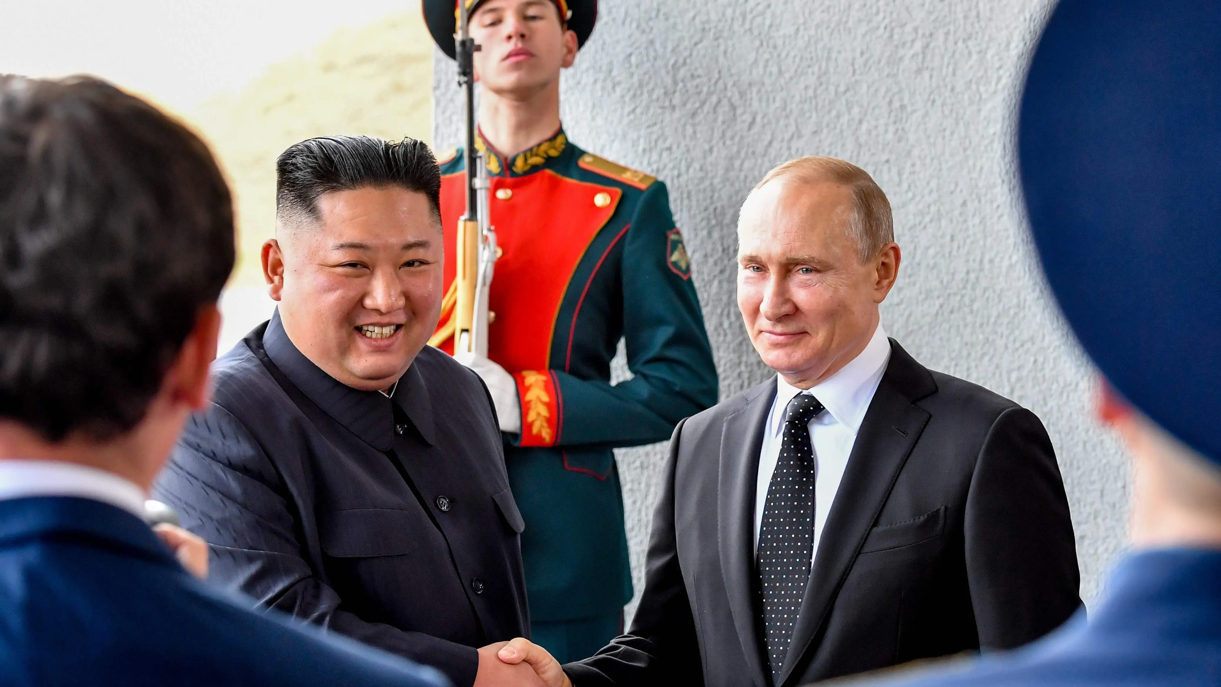 Reuni&oacute;n de Putin y Kim Jong Un en abril de 2019.