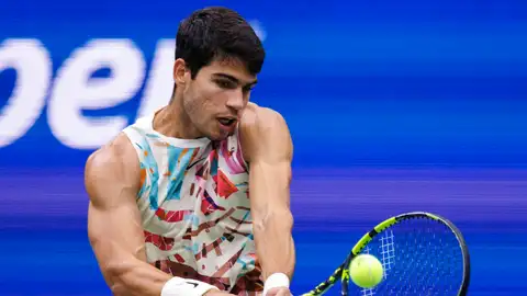 Carlos Alcaraz en el Abierto de Estados Unidos Carlos Alcaraz en el Abierto de Estados Unidos