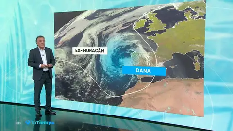 Roberto Brasero anuncia que se acerca a España una rara borrasca fruto "de un huracán y una DANA"