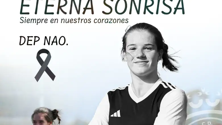 Naomi Mendoza, futbolista de 17 a&ntilde;os fallecida a causa de una meningitis 