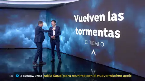 Con tormentas terminará la semana, hoy de momento solo en el oeste Con tormentas terminará la semana, hoy de momento solo en el oeste