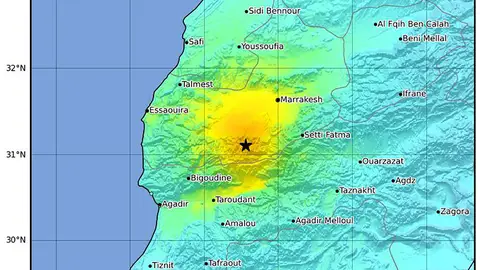 El terremoto en Marruecos de este 9 de septiembre de 2023 El terremoto en Marruecos de este 9 de septiembre de 2023