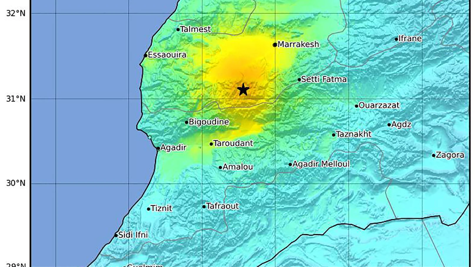 El terremoto en Marruecos de este 9 de septiembre de 2023 El terremoto en Marruecos de este 9 de septiembre de 2023