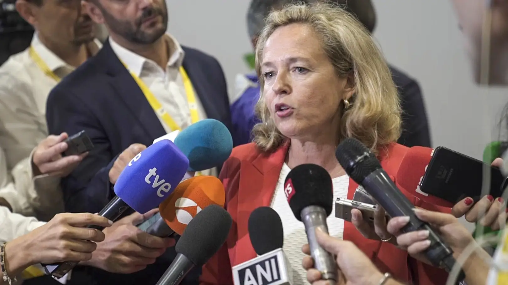 Nadia Calviño, vicepresidenta primera del Gobierno en funciones, en la cumbre del G20 Nadia Calviño, vicepresidenta primera del Gobierno en funciones, en la cumbre del G20