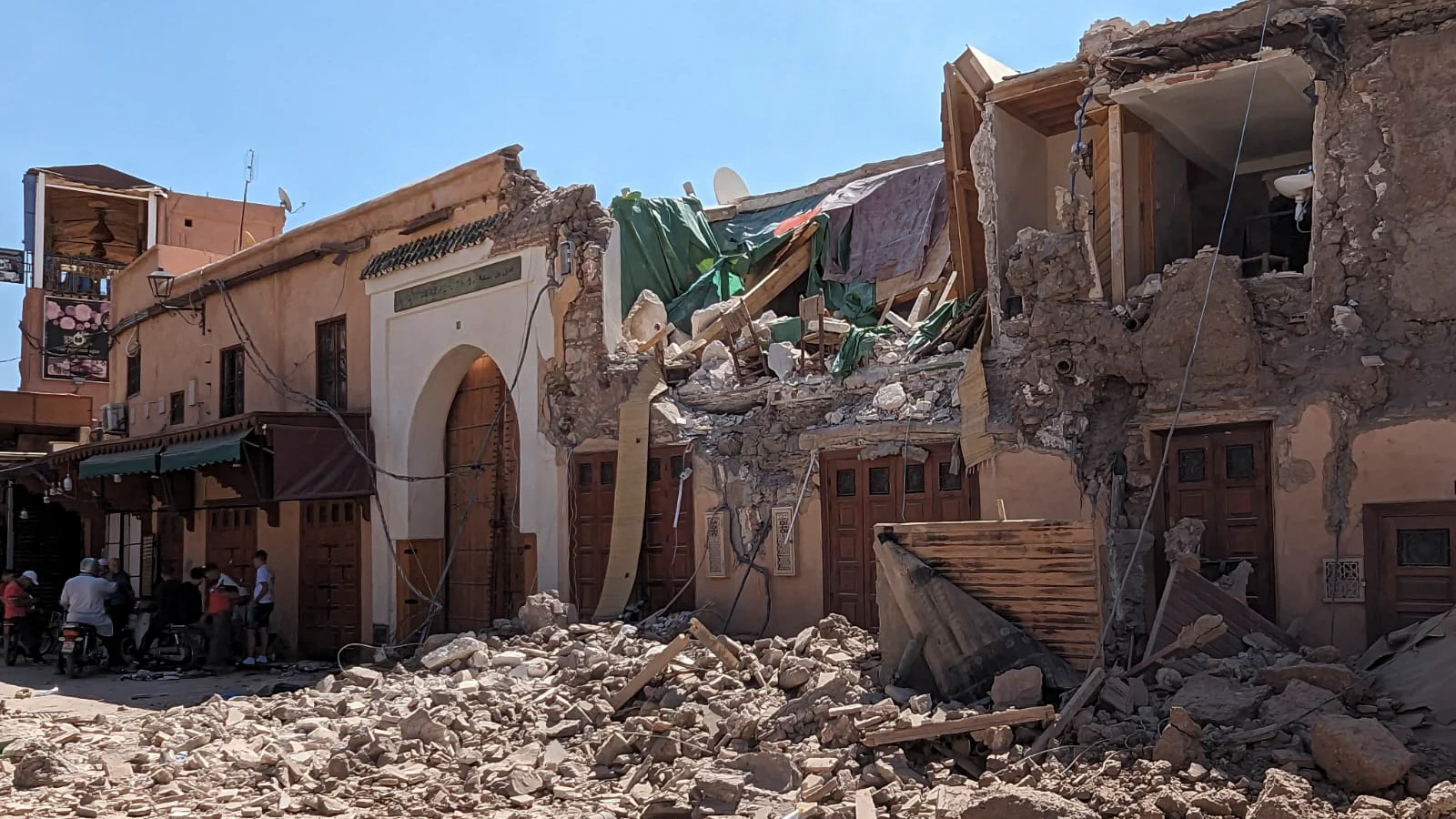 Casas en ruinas tras el terremoto en Marruecos