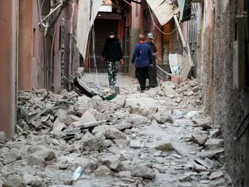 Más de 1.300 muertos por un terremoto de magnitud 7 en Marruecos