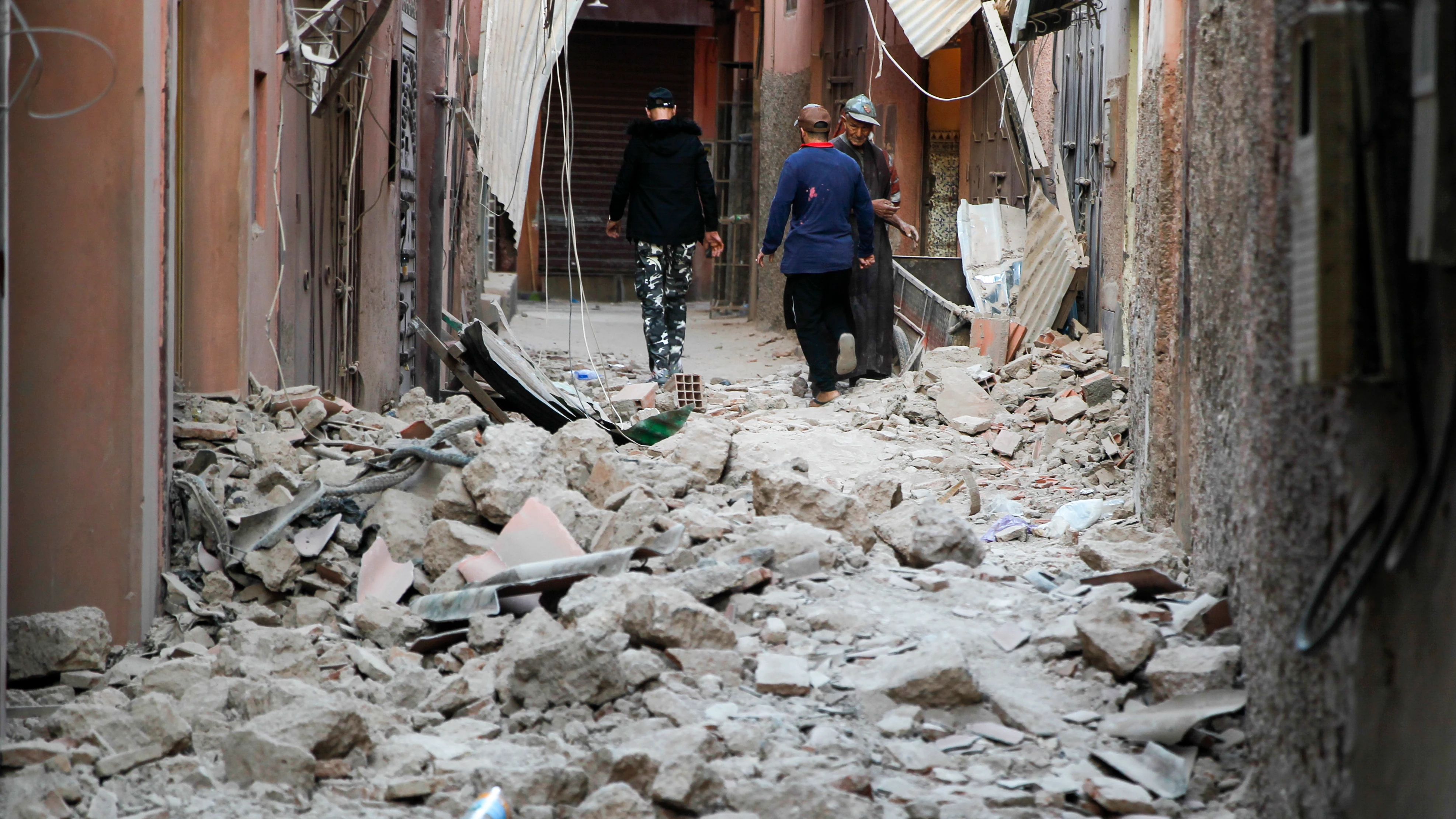 Más de 1.300 muertos por un terremoto de magnitud 7 en Marruecos Más de 1.300 muertos por un terremoto de magnitud 7 en Marruecos