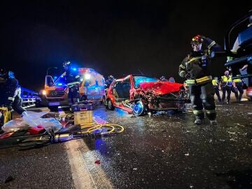 Imagen del accidente de tráfico