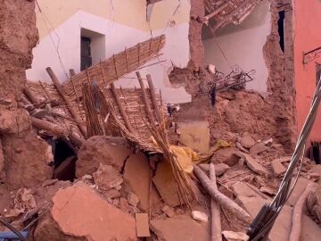 Casas en ruinas tras el terremoto en Marruecos