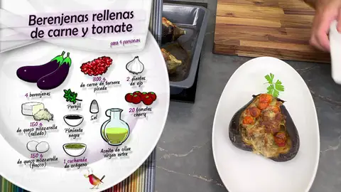 Ingredientes berenjenas rellenas de carne y queso Ingredientes berenjenas rellenas de carne y queso