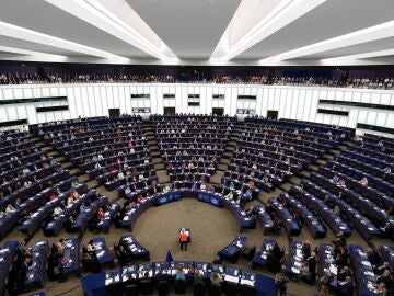 Pleno del Parlamento Europeo en Bruselas