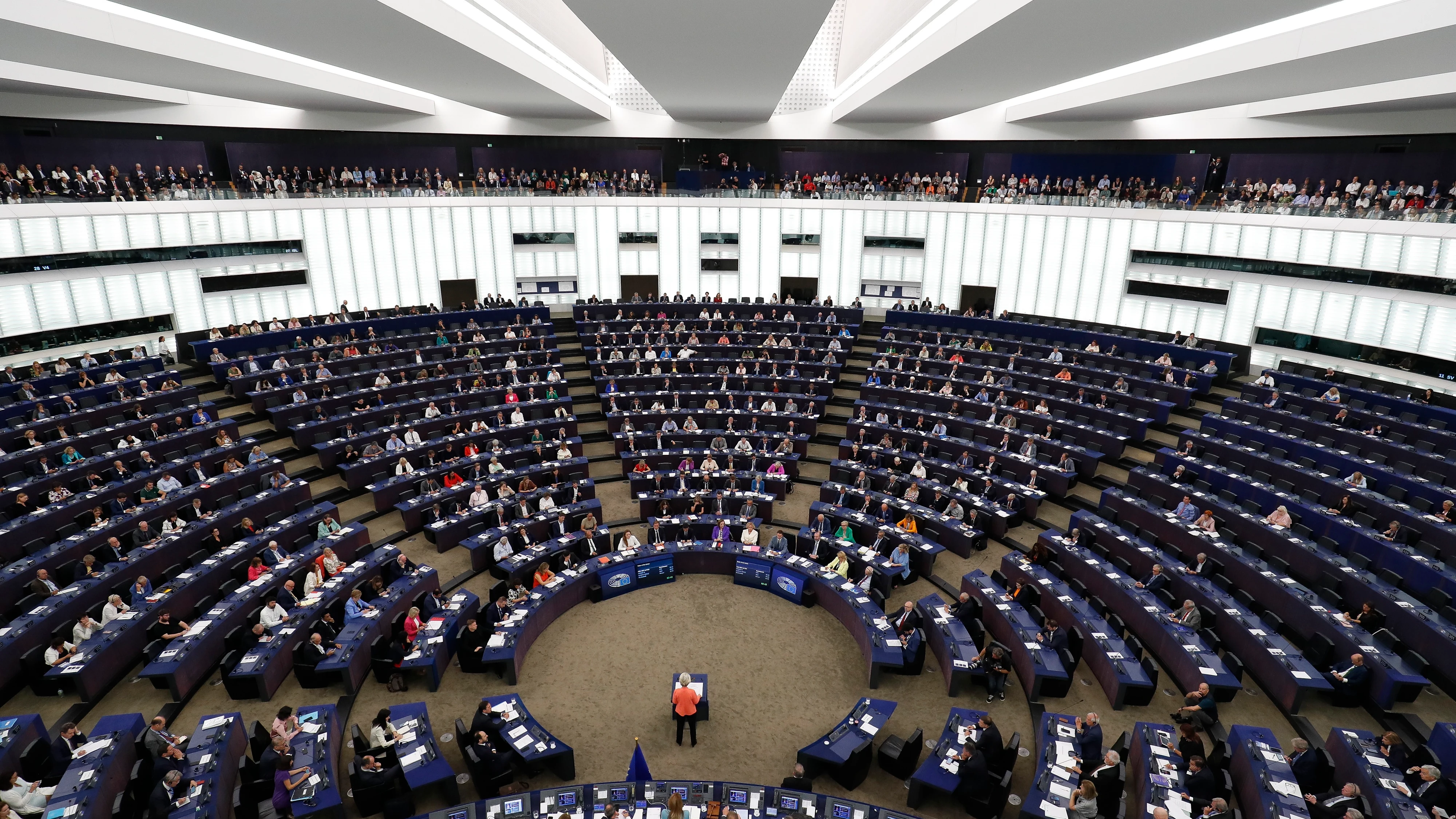 Imagen de archivo de un pleno del Parlamento Europeo en Bruselas.