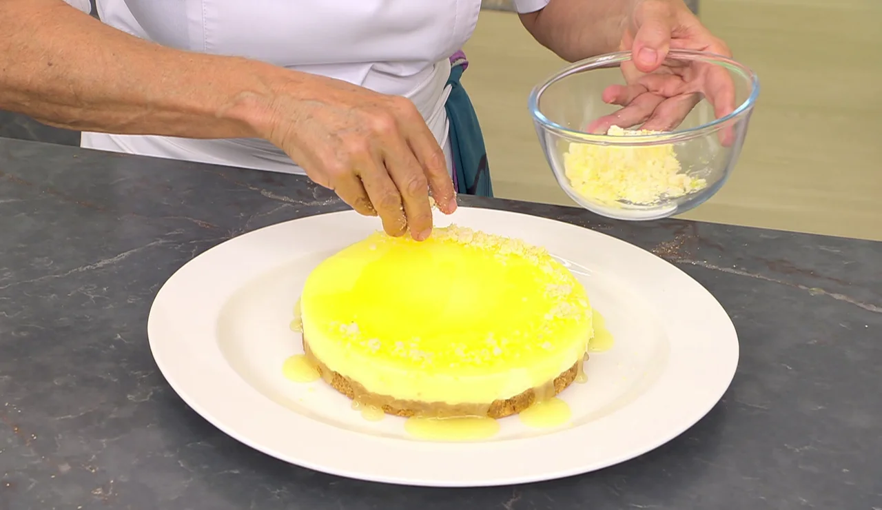 Receta de tarta fría de limón, de Eva Arguiñano