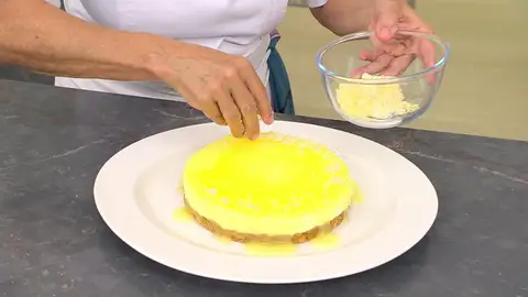 Receta de tarta fría de limón, de Eva Arguiñano Receta de tarta fría de limón, de Eva Arguiñano