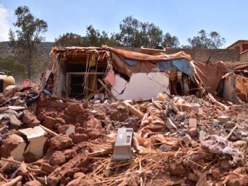 Zona afectada por el terremoto de Marruecos