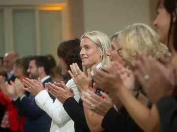 Alexia Putellas en el acto de entrega de la Medalla de Honor del Parlamento de Cataluña Alexia Putellas en el acto de entrega de la Medalla de Honor del Parlamento de Cataluña