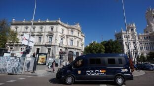 Polic&iacute;a Nacional en Madrid